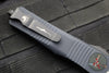 Microtech Troodon OTF Knife- Double Edge- Carbon Fiber Top- Black Blade 138-1 CFS SN039