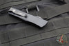 Microtech Troodon OTF Knife- Double Edge- Carbon Fiber Top- Black Blade 138-1 CFS SN068