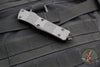 Microtech Troodon OTF Knife- Double Edge- Carbon Fiber Top- Black Blade 138-1 CFS SN068