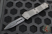 Microtech Troodon OTF Knife- Double Edge- Carbon Fiber Top- Black DLC Blade DLC HW 138-1 DLCTCFS SN010