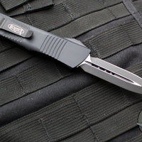 Microtech Troodon OTF Knife- Tactical- Double Edge- Black Handle- Black Blade 138-1 T 2018
