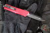 Microtech Troodon RED Double Edge OTF knife with Black Blade 138-1 RD