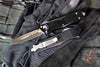 Microtech Troodon OTF Knife- Double Edge- Black with Satin Blade 138-4