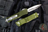 Microtech Troodon OD Green Double Edge OTF knife with Satin Blade 138-4 OD