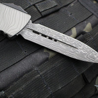 Microtech Combat Troodon OTF Knife- Signature Series- Double Edge- Beskar Daggered Edition Handle-  Damascus Blade 142-16 DLCBES