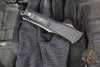 *PREOWNED* Microtech Combat Troodon OTF Knife- Double Edge- Black Handle- Ultem Inlay- Black DLC Blade 142-1 DLCTULS