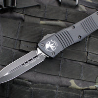 Microtech Combat Troodon OTF Knife- Tactical- Double Edge- Black Handle- Black Blade 142-1 T 2019