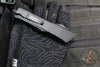 Microtech 2019 Combat Troodon OTF Knife- Tactical- Double Edge- Black Handle- Full Serrated Black Blade 142-3 T