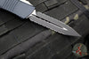 Microtech Combat Troodon Black Double Edge DOUBLE Full Serrated Black Blade 142-D3