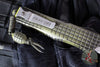 Microtech Combat Troodon OTF Knife- Double Edge- Frag Off- Grenade Green Finished Frag Handle- Apocalyptic Double Reverse Full Serrated Blade 142-DR12 APFOGG
