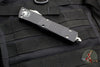 Microtech Combat Troodon OTF Knife- Single Edge- Stonewash Part Serrated Blade 143-11