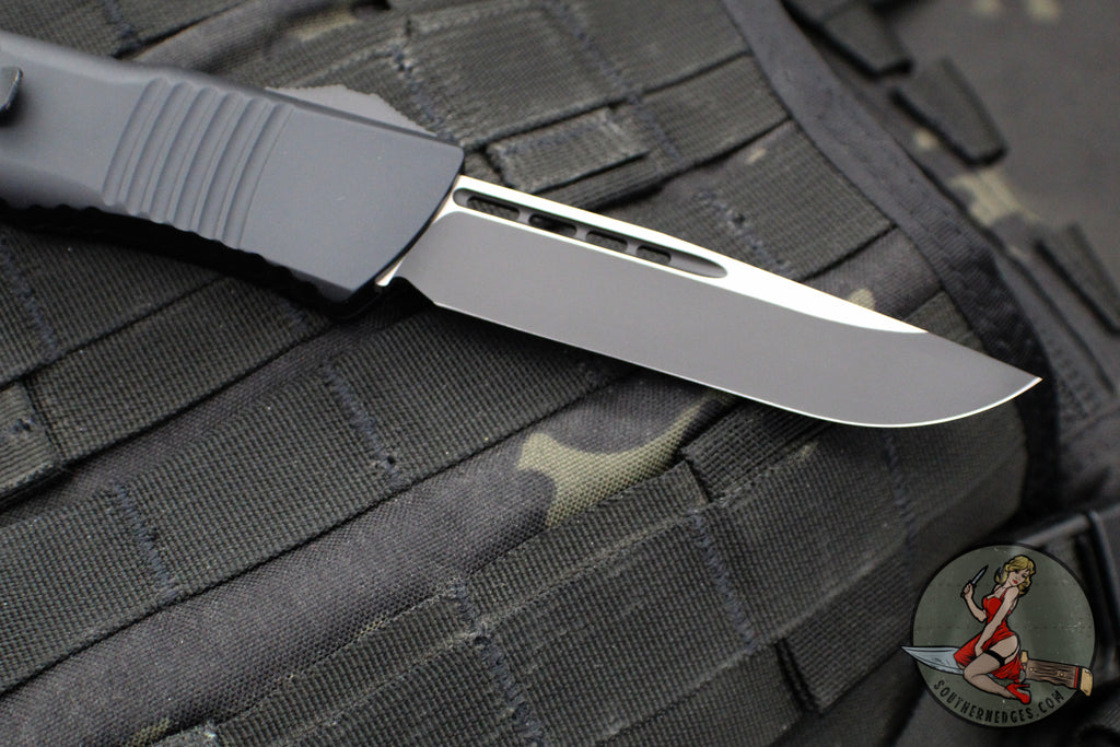 Microtech 2019 Combat Troodon- Single Edge- Tactical- Black Handle- Bl ...