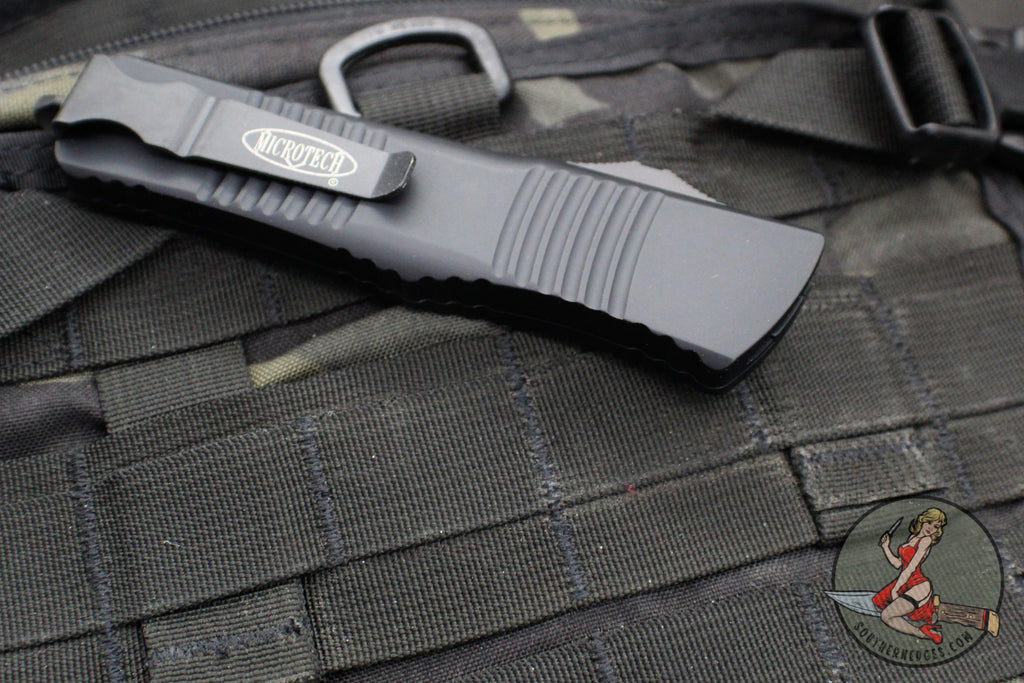 Microtech 2019 Combat Troodon- Single Edge- Tactical- Black Handle- Bl ...