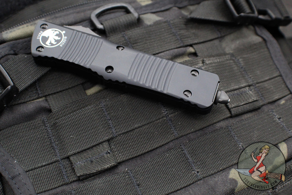 Microtech 2019 Combat Troodon- Single Edge- Tactical- Black Handle- Bl ...