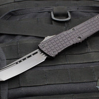 Microtech Combat Troodon OTF Knife- Delta -Shadow- Tanto Edge- Black Frag Handle-Black DLC Blade- HW Nickel Boron Internals 144-1CT-DSH