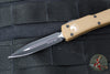 Microtech UTX-70 (OTF) Knife- Tan Handle- Black Blade 147-1 TA