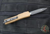 Microtech UTX-70 (OTF) Knife- Tan Handle- Black Blade 147-1 TA