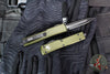Microtech UTX-70 OD Green Double Edge (OTF) Black Blade 147-1 OD