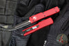 Microtech UTX-70 OTF Knife- Double Edge- Red Handle- Black Blade 147-1 RD