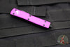 Microtech UTX-70 Double Edge (OTF)- Violet Handle- Black Full Serrated Blade 147-3 VI