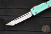 Microtech UTX-70 OTF Knife- Tanto Edge- Bounty Hunter- Apocalyptic Full Serrated Blade 149-12 BH