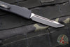 Microtech UTX-70 OTF Knife- Tanto Edge- Tactical- Carbon Fiber Top- Black Blade 149-1 CFS 2020