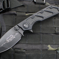 Microtech D.O.C. Flipper Knife- Tactical- Black Handle- Black Blade And Hardware 153-1 T