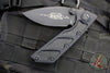 Microtech D.O.C. Flipper Knife- Tactical- Black Handle- Black Blade And Hardware 153-1 T