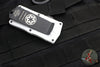 Microtech Stormtrooper Exocet Money Clip Tanto Edge Out The Front (OTF) Knife White With White Blade and Black HW 158-1 ST