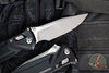 Microtech Socom Delta- Ram-Lok- Spear Point- Black Anodized Aluminum Handle- Apocalyptic Finished Plain Edge Blade 159RL-10 AP