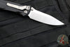 Microtech Socom Elite- Manual Folder- Single Edge- Black Handle- Stonewash Blade 160-10