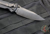 Microtech Socom Elite- Manual Folder- Single Edge- Shadow Edition- Black Handle- DLC Blade 160-1 DLCTSH