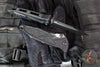 Microtech Socom Elite- Manual Folder- Tactical- Single Edge- Black Handle- Black Part Serrated Blade 160-2 T