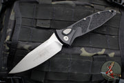 Microtech Socom Elite- Auto (OTS)- Single Edge- Black Handle- Apocalyptic Blade 160A-10 AP