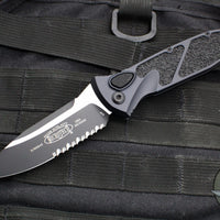 Microtech Socom Elite Auto (OTS)- 2020 XHP Steel- Single Edge- Tactical- Black Handle- Black Blade 160A-2 T