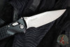 Microtech Socom Elite- Ram-Lok Manual Folder- Single Edge- Black Frag Pattern Handle- Apocalyptic Blade 160RL-10 APFR