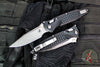 Microtech Socom Elite- Ram-Lok Manual Folder- Single Edge- Black Frag Pattern Handle- Stonewash Blade 160RL-10 FR