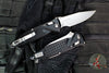Microtech Socom Elite- Ram-Lok Manual Folder- Single Edge- Black Frag Pattern Handle- Stonewash Blade 160RL-10 FR