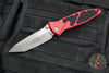 Microtech Socom Elite- Manual Folder- Tanto Edge- Red Handle- Apocalyptic Blade 161-10 APRD