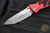 Microtech Socom Elite- Manual Folder- Tanto Edge- Red Handle- Apocalyptic Blade 161-10 APRD