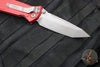 Microtech Socom Elite- Manual Folder- Tanto Edge- Red Handle- Apocalyptic Blade 161-10 APRD