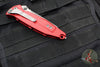 Microtech Socom Elite- Manual Folder- Tanto Edge- Red Handle- Apocalyptic Blade 161-10 APRD