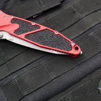 Microtech Socom Elite- Manual Folder- Tanto Edge- Red Handle- Apocalyptic Blade 161-10 APRD