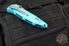 Microtech Socom Elite- Manual Folder- Tanto Edge- Turquoise Handle- Apocalyptic Blade 161-10 APTQ