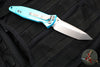 Microtech Socom Elite- Manual Folder- Tanto Edge- Turquoise Handle- Stonewash Blade 161-10 TQ