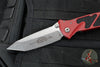 Microtech Socom Elite- Manual Folder- Tanto Edge- Red Handle- Stonewash Blade 161-10 RD