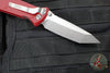 Microtech Socom Elite- Manual Folder- Tanto Edge- Red Handle- Stonewash Blade 161-10 RD