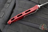 Microtech Socom Elite- Manual Folder- Tanto Edge- Red Handle- Stonewash Blade 161-10 RD