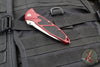 Microtech Socom Elite- Manual Folder- Tanto Edge- Red Handle- Stonewash Blade 161-10 RD