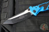 Microtech Socom Elite- Manual Folder- Tanto Edge- Blue Handle- Black Blade 161-1 BL